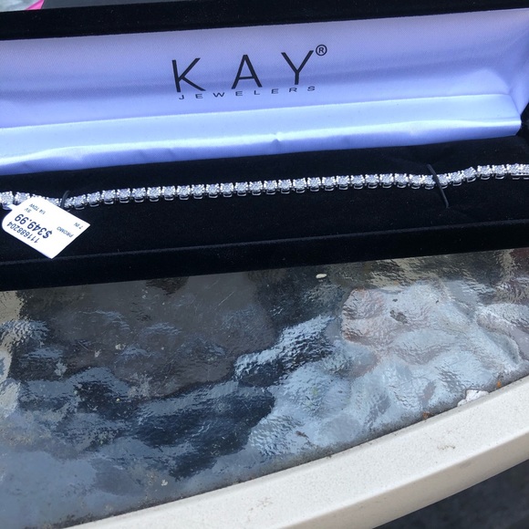 Kay diamond tennis bracelet 925 - Picture 5 of 6